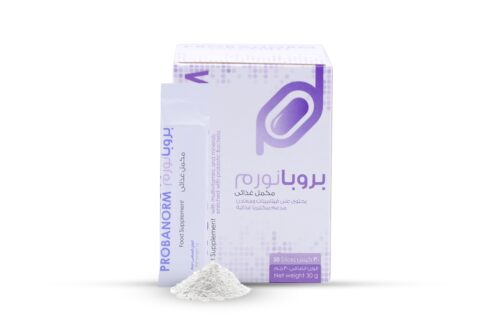 بروبانورم – بروبيوتيك مع فيتامينات C وD وB12 وزنك – بنكهة الفراولة – 30 كيس